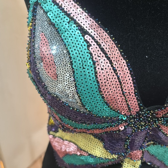 Brand new sparkling butterfly top - Picture 4 of 4